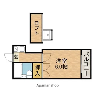 アルデール富田【1階】の間取り