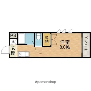 ファミール5号館【2階】の間取り
