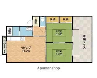 エクセレンス誠和【1階】の間取り