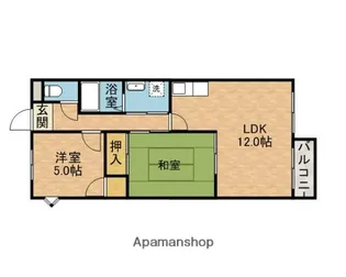 メゾンドファミール【2階】の間取り