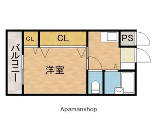 アンフィニィ・松ヶ丘【4階】の間取り