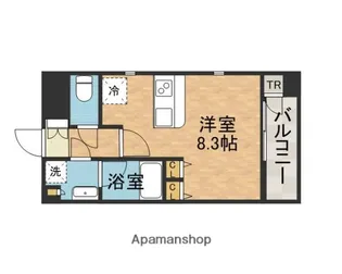 アーバネックス高槻芥川【10階】の間取り