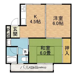 メゾン津之江【2階】の間取り