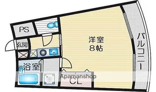 アップルハイツ南芥川【1階】の間取り