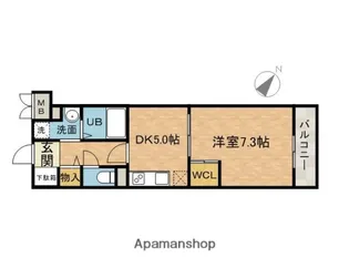 アプローズ【2階】の間取り