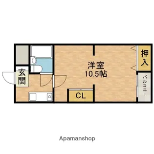 石田グリーンハイム【2階】の間取り