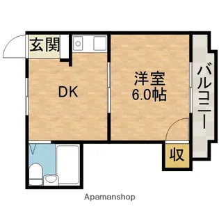ベルコーポ【3階】の間取り