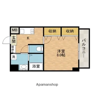プレステージ1st【6階】の間取り