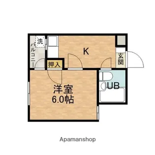 フレディハイツ京口 PART1【2階】の間取り