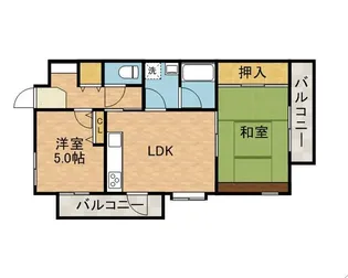 サンハイツキャッスル【2階】の間取り