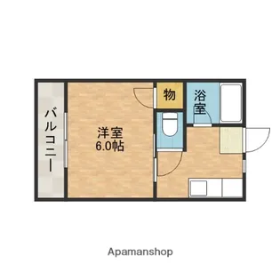 ウェルシィー氷室【2階】の間取り