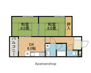 深沢ハイツ【3階】の間取り