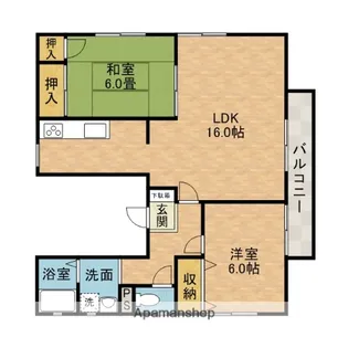 コートヤードソレイユ【1階】の間取り