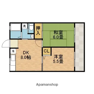 中島ハイム【2階】の間取り