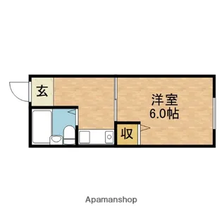 ヨシタケビル【3階】の間取り