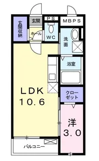 アルヴィータ【4階】の間取り