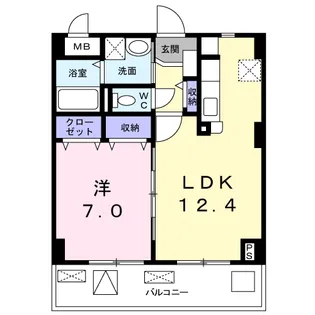 FIORE 水無瀬【2階】の間取り