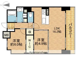 LIBRA TAKATSUKI【12階】の間取り