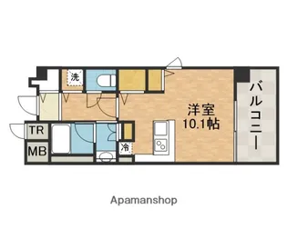 THE GARDEN SUITE(ザ・ガーデンスイート)【3階】の間取り