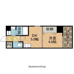 プレステージⅤ京口【3階】の間取り