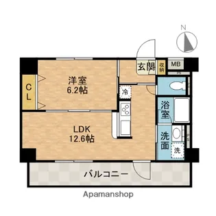 エムロード島本【2階】の間取り