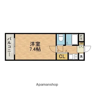 コアシティ如是【2階】の間取り