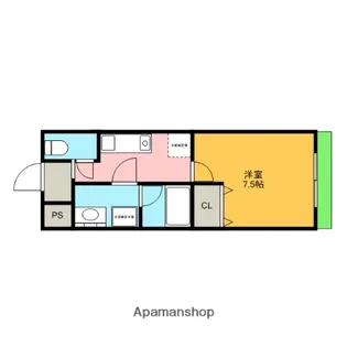 フジパレスタカシロI番館【2階】の間取り