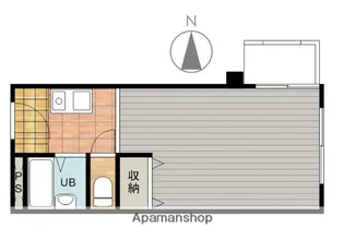 クローバーMオザキA棟【2階】の間取り