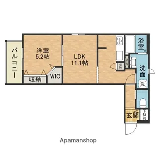 メゾンドルーヴル雅【2階】の間取り