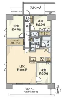 クレヴィア高槻ガーデンテラス【10階】の間取り