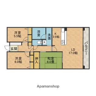 NCRe高槻【1階】の間取り
