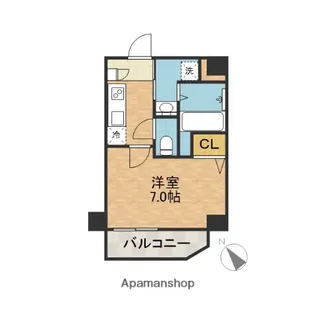 K&K芥川【5階】の間取り