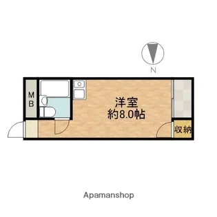 フォンティーヌ高槻Ⅰ【2階】の間取り