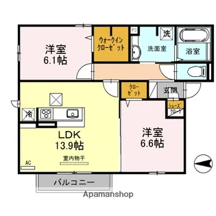 MAISONこまくさ【1階】の間取り