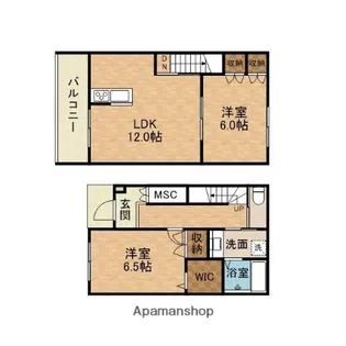 LOGEMENT LE LAIT【1階】の間取り