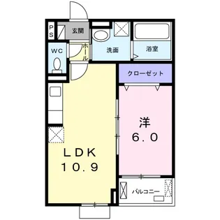 フォレ・リヴィエール【3階】の間取り