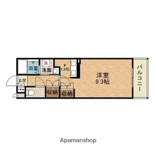 SHELM OHKITA【1階】の間取り