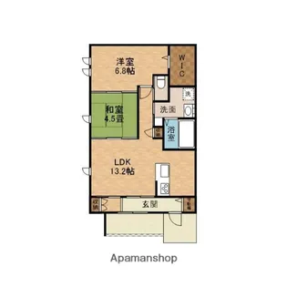 母力たかつき【1階】の間取り