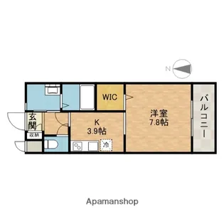 DS南芥川【1階】の間取り