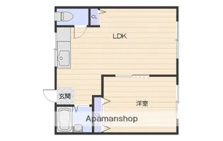 コーポホリデーイン【1階】の間取り