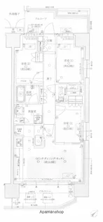 ファインレジデンス高槻上牧駅前【13階】の間取り