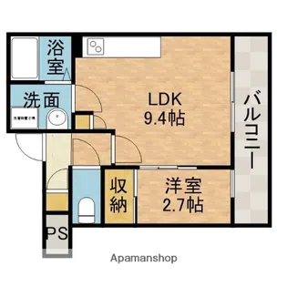 キニスム東五百住【2階】の間取り