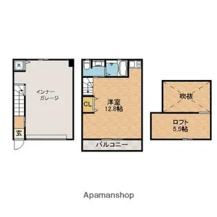 メルシー高槻北大樋GH【1階】の間取り