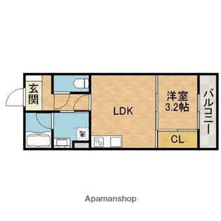 Sパレス【1階】の間取り