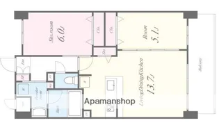 グランコート高槻【2階】の間取り