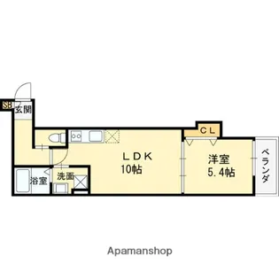 仮称)高槻市赤大路共同住宅【1階】の間取り