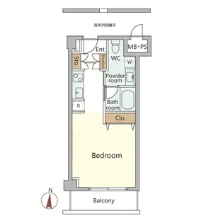 マインズ・コム高槻天神【1階】の間取り