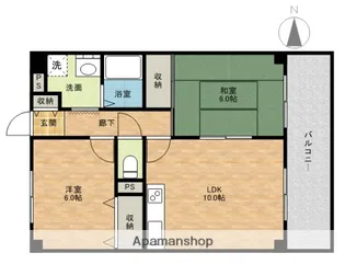 フォーマルハウト【2階】の間取り