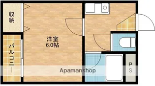 サンシティー柳川【3階】の間取り