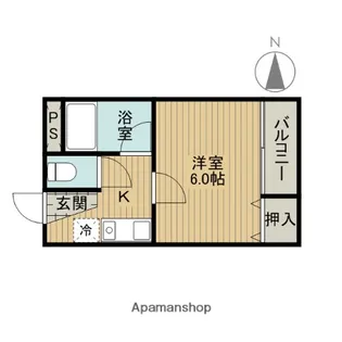サンシティー柳川【1階】の間取り